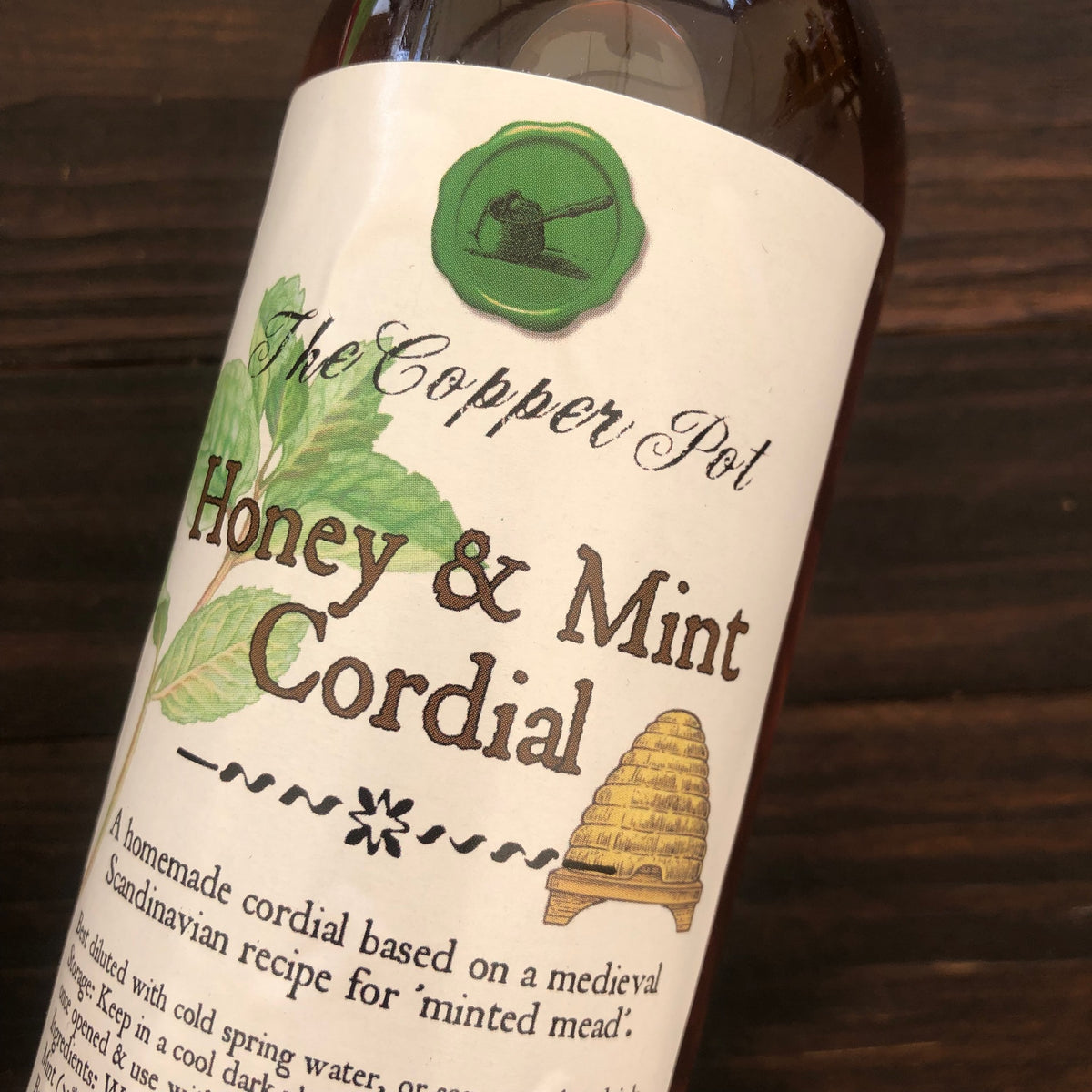 Honey & Mint Cordial Bottle